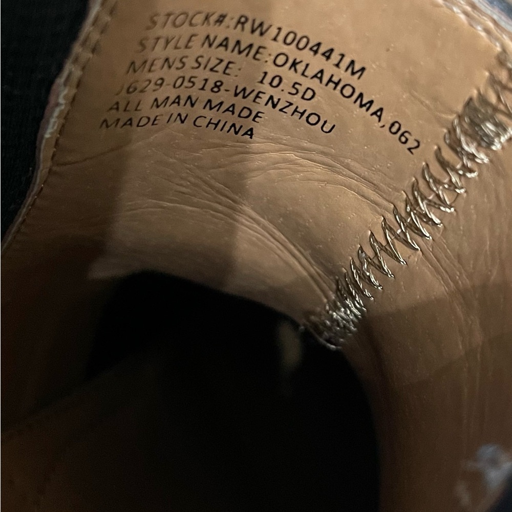Robert Wayne Oklahoma Mushroom Grey ( cement color) Chelsea Men's Boots - Picture 5 of 6